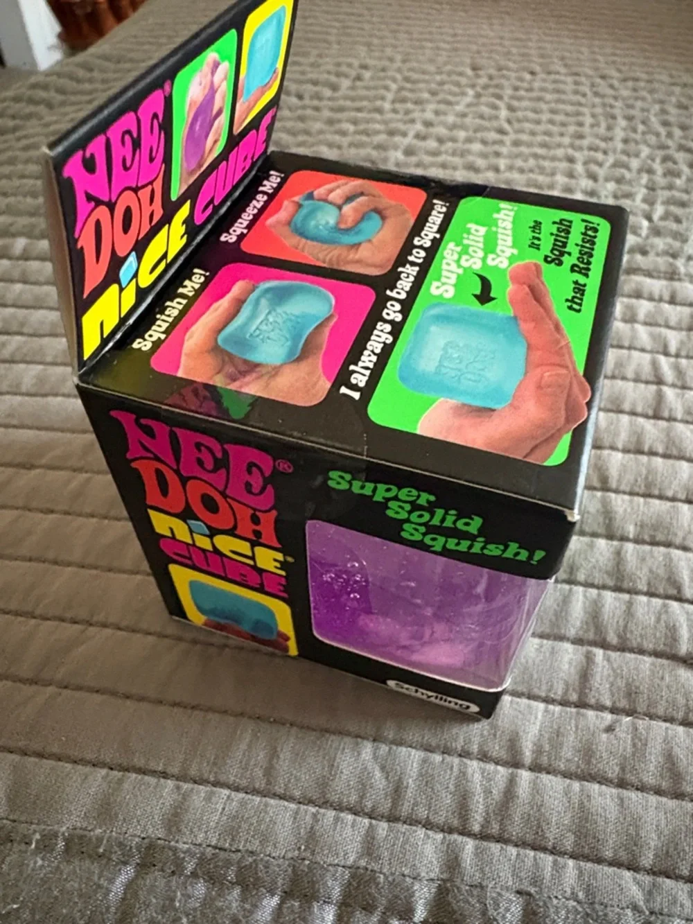 Nice Cube Squish Toy — Purple